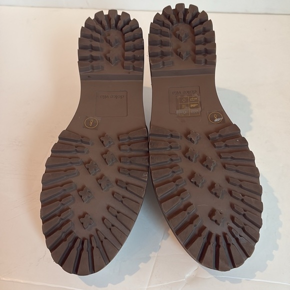 dolce vita Aubree lug sole loafers creamy white basket weave foot size 8 - Picture 6 of 16